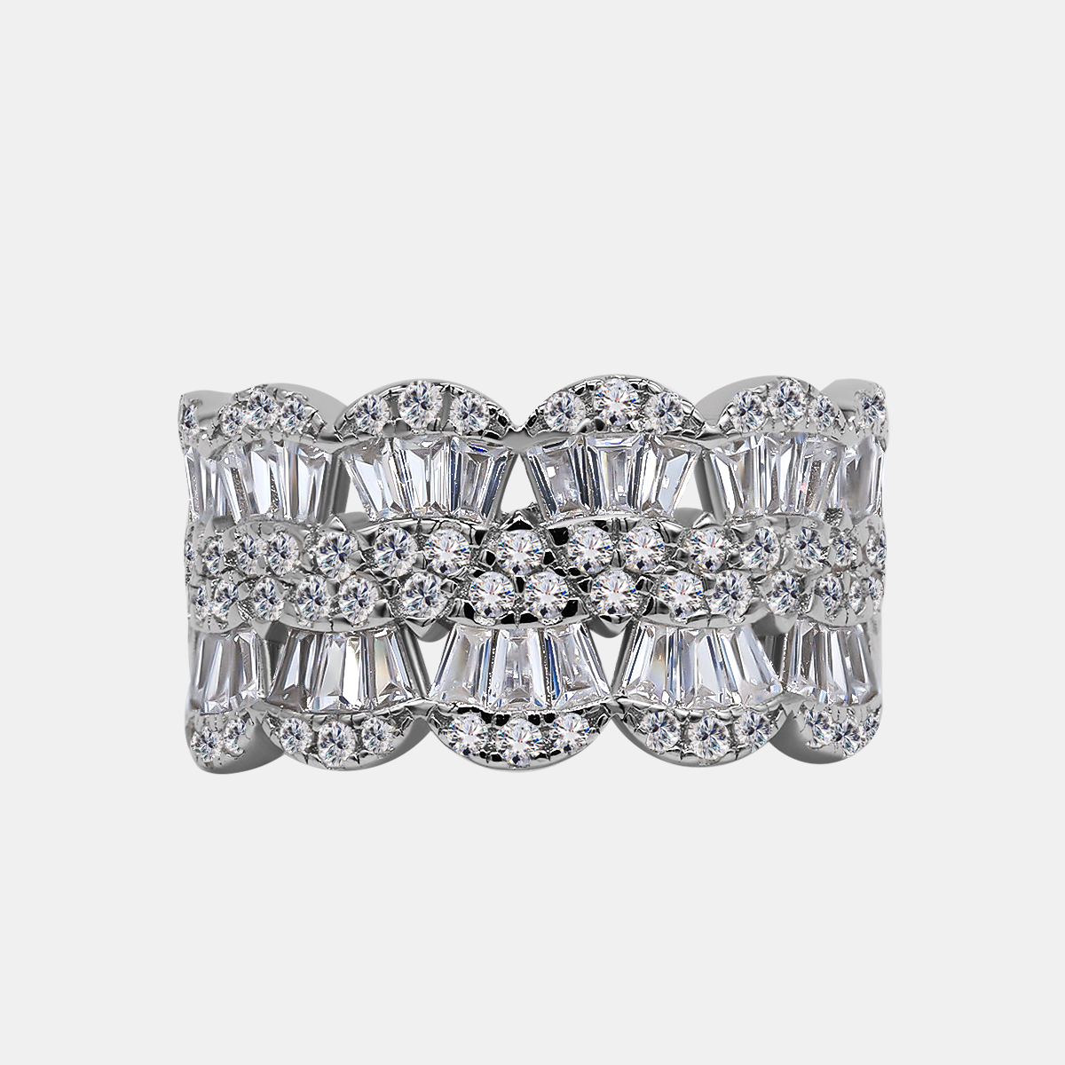 【715】New Arrival 925 Sterling Silver Zircon Ring