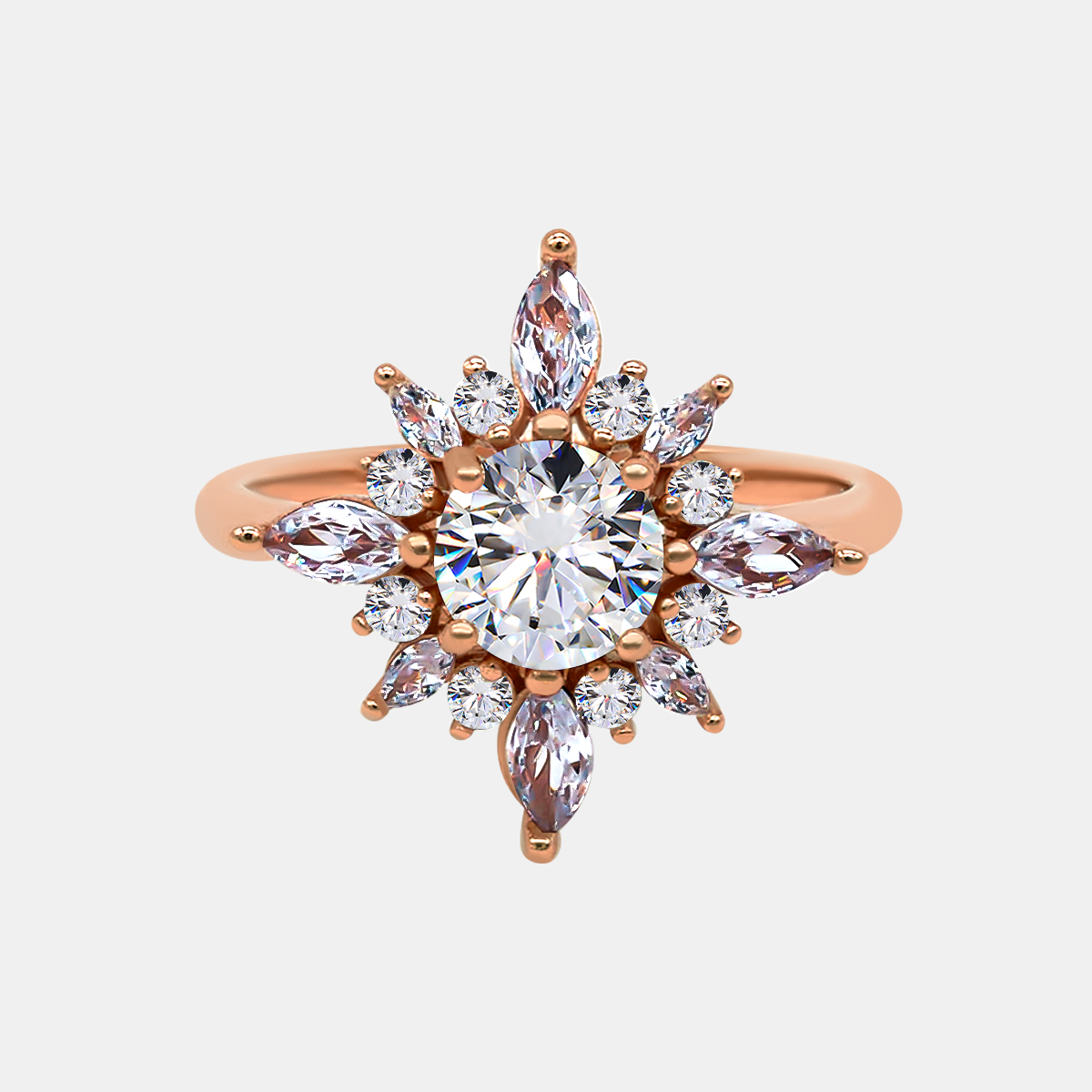 【809】Polaris Dream 1CT Moissanite Ring
