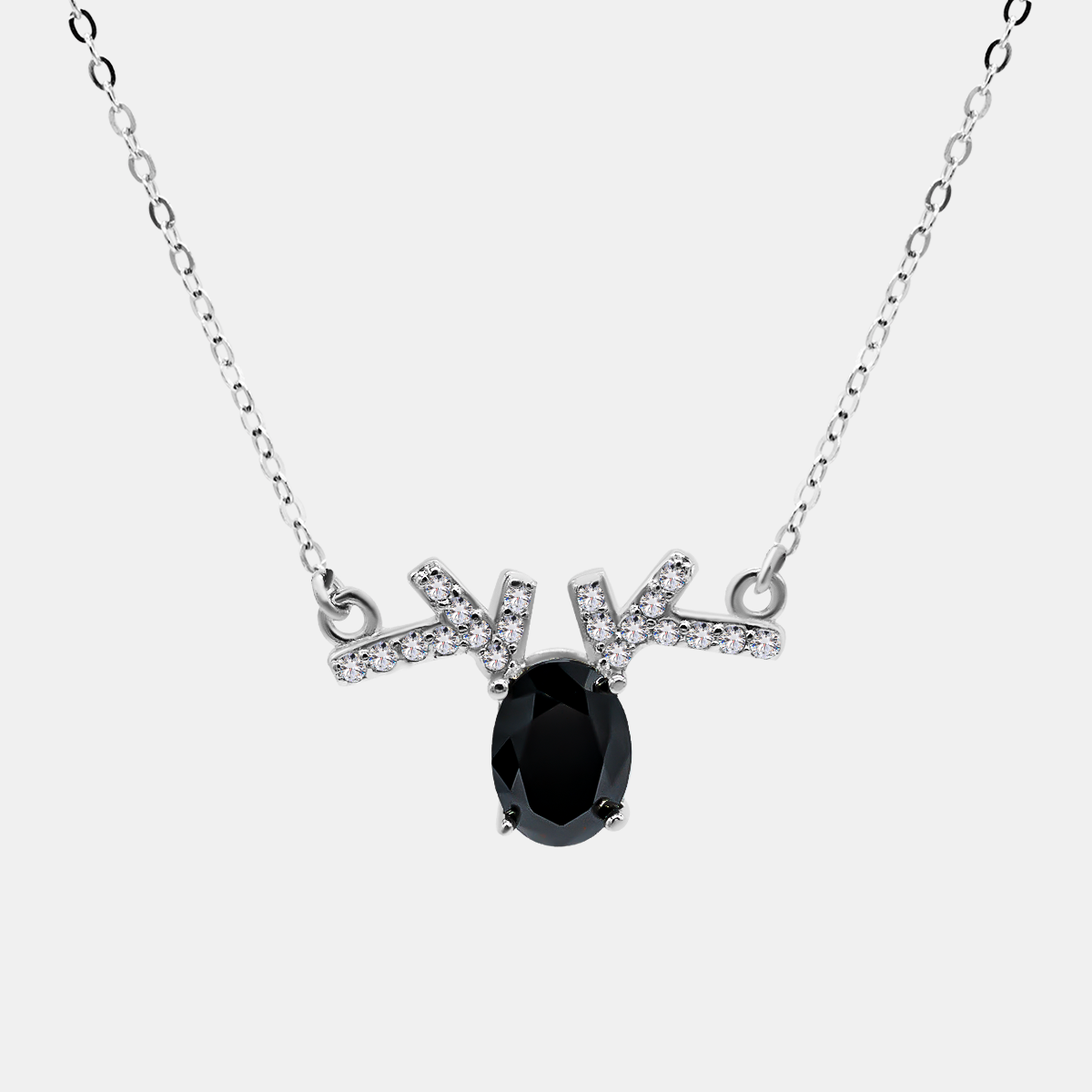 【804】Late Night Sleigh Ride Moissanite Necklace