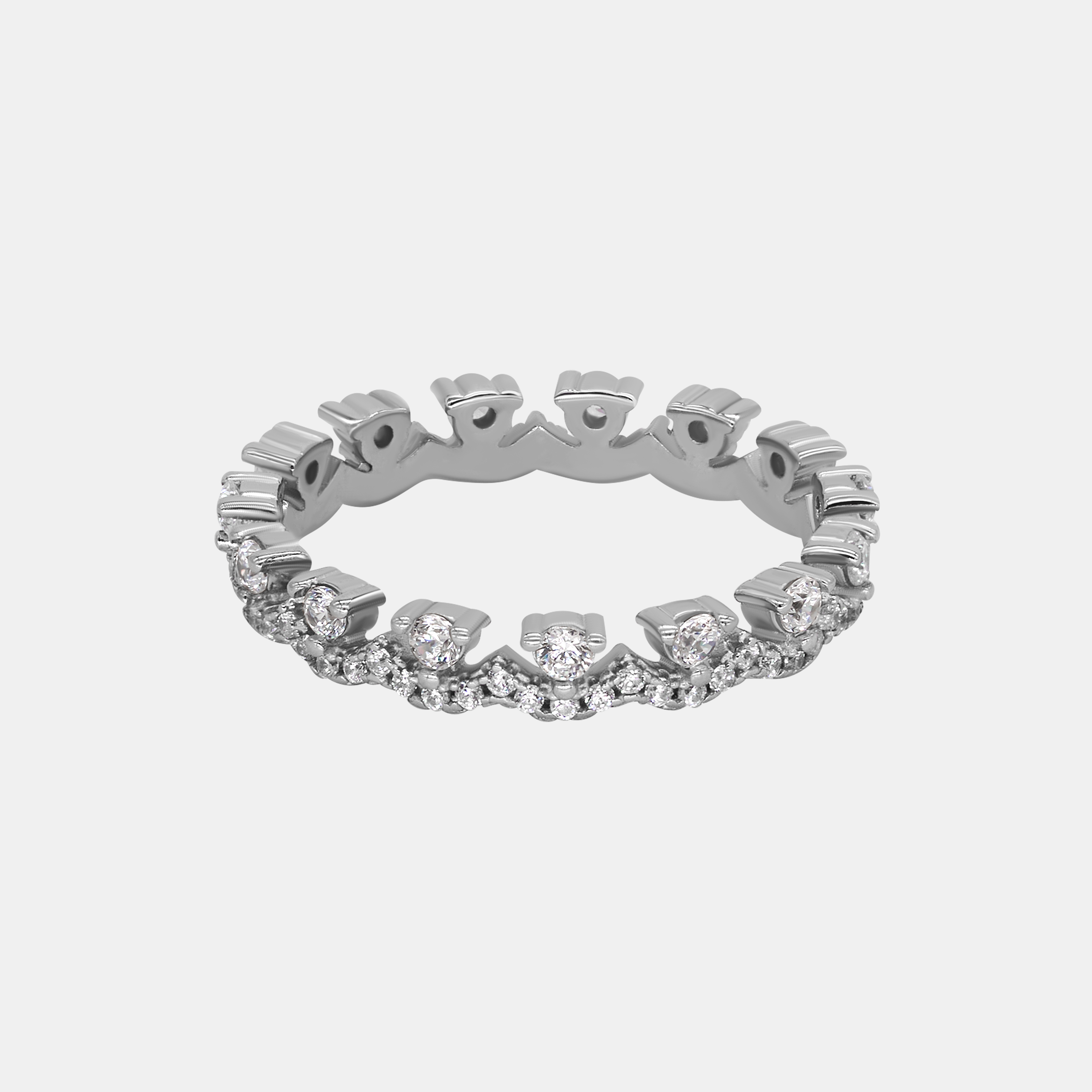 【#271】925 Sterling Silver Zirconia Ring