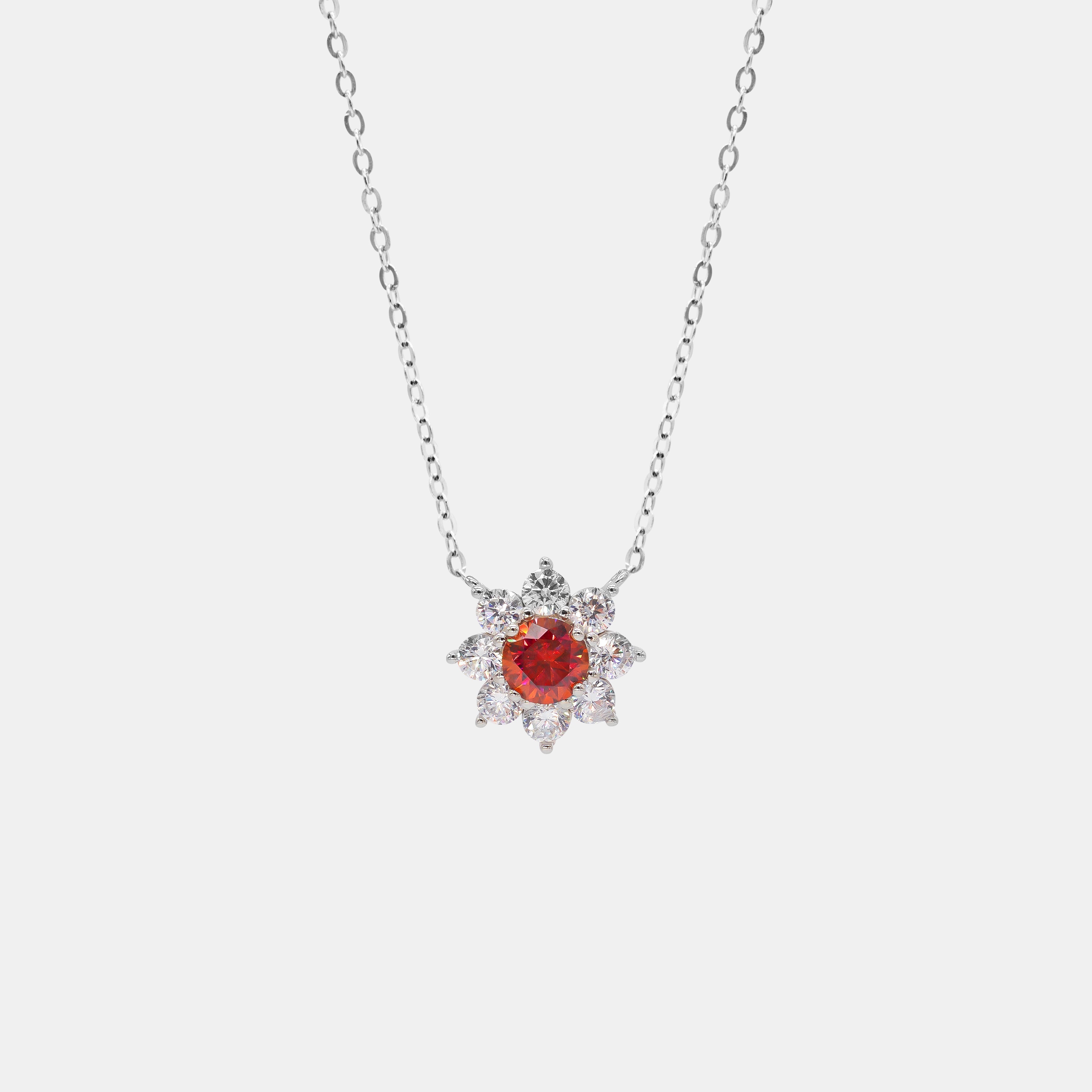 【#235】925 Sterling Silver Moissanite Necklace