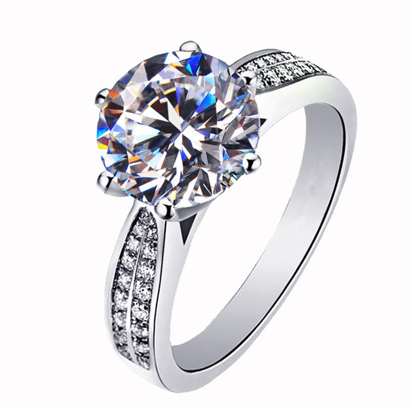 【#219】925 Sterling Silver Moissanite Ring