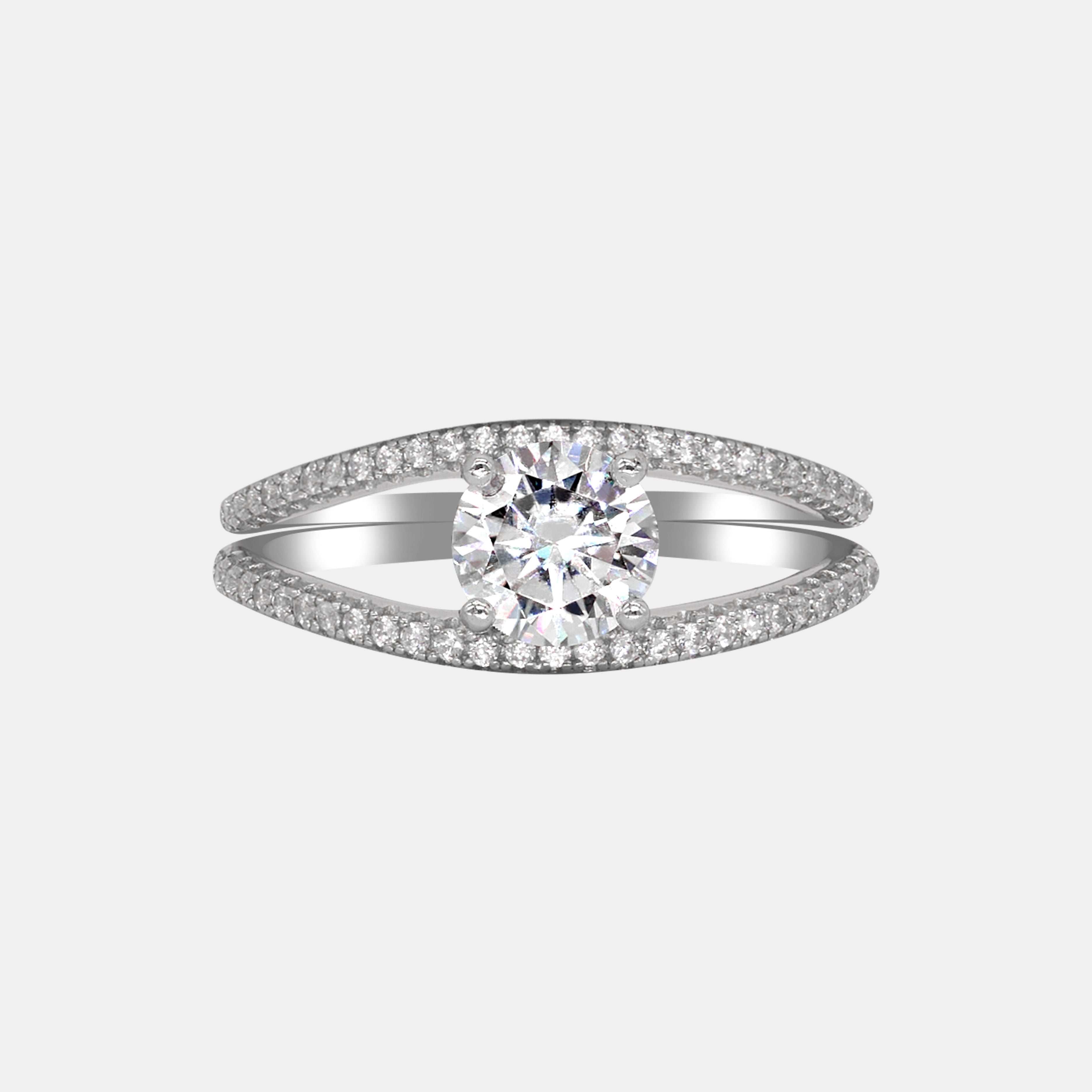 【#202】925 Sterling Silver Moissanite Rings