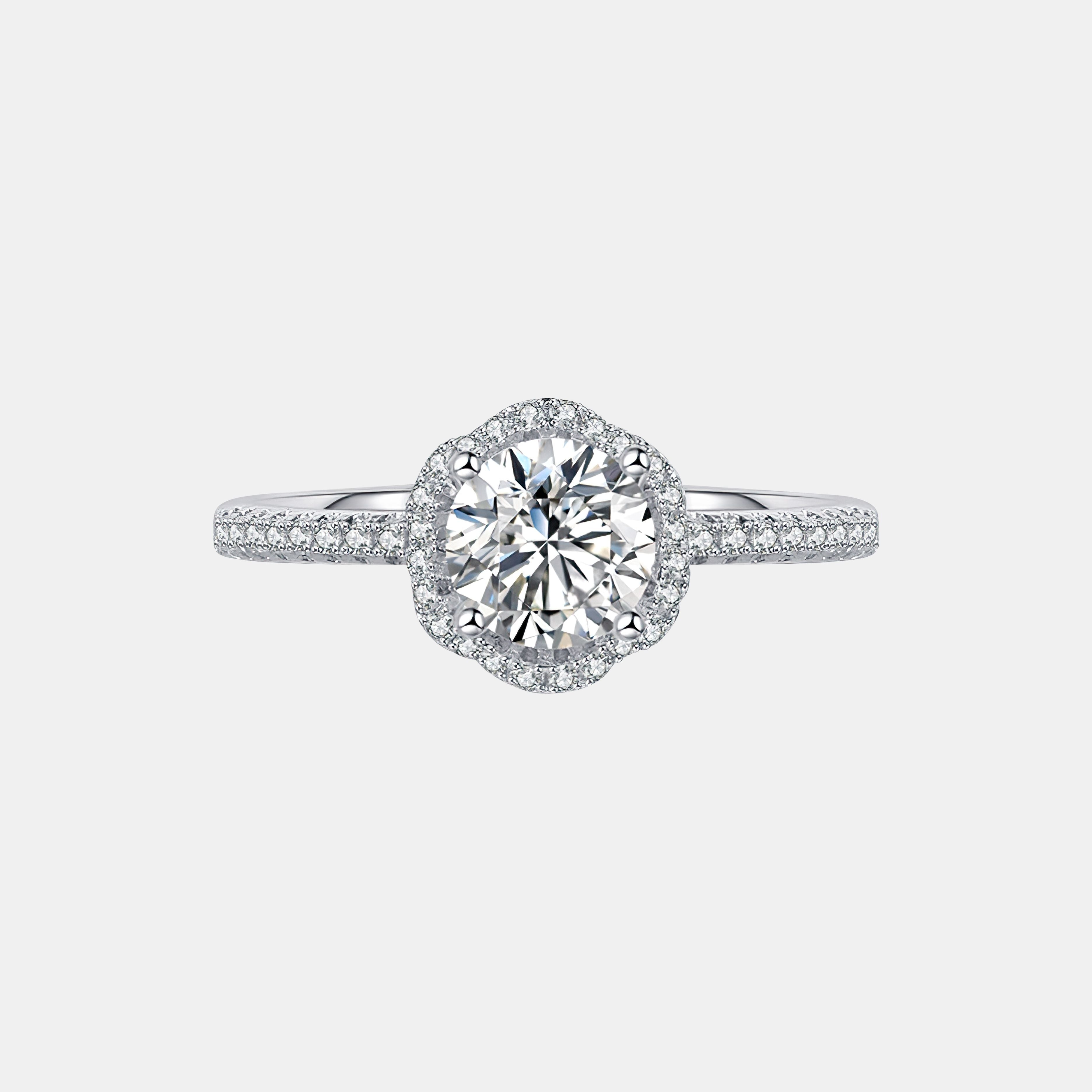 【#207】925 Sterling Silver Moissanite Rings