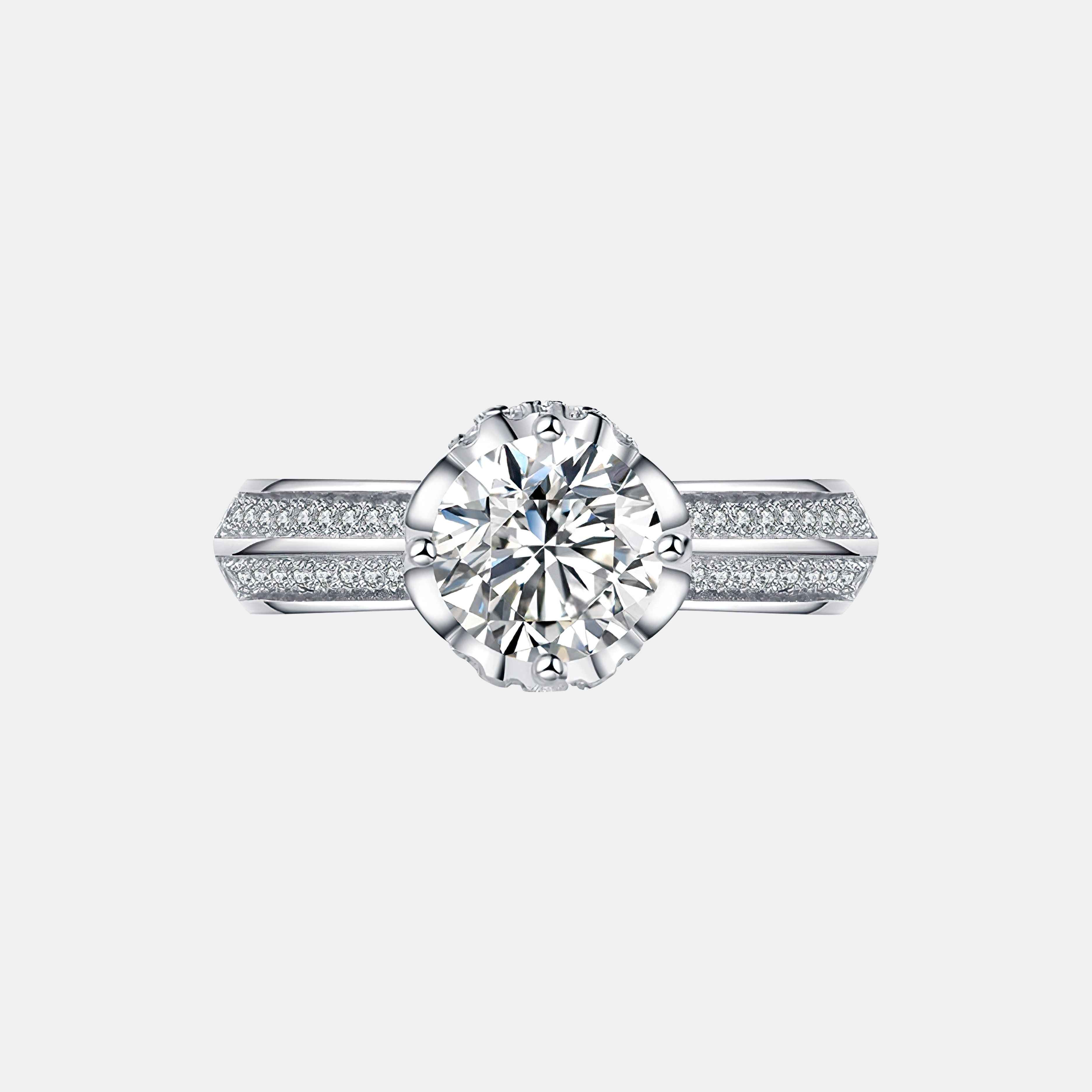 【#204】925 Sterling Silver Moissanite Rings